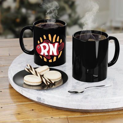 RN Black Coffee Mug