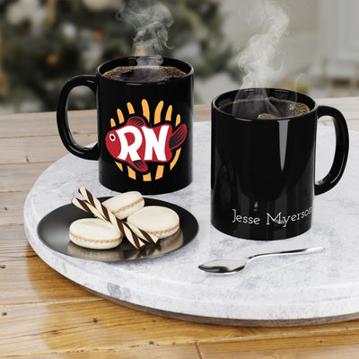 RN Black Coffee Mug