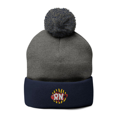 RN Pom Pom Beanie