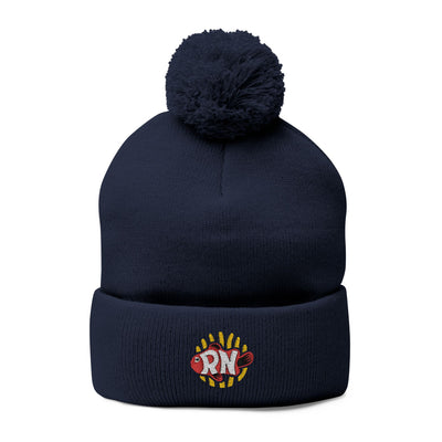 RN Pom Pom Beanie