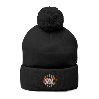RN Pom Pom Beanie