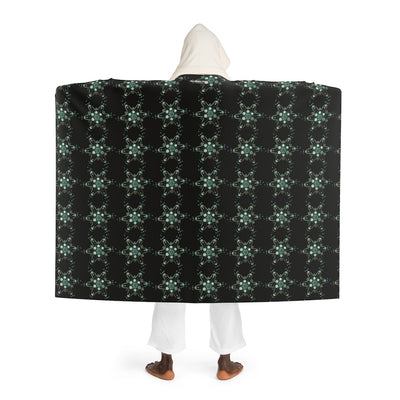 Hooded Diatom Sherpa Fleece Blanket