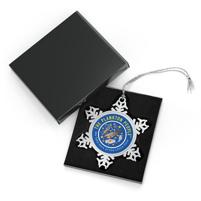 Plankton People Snowflake Ornament