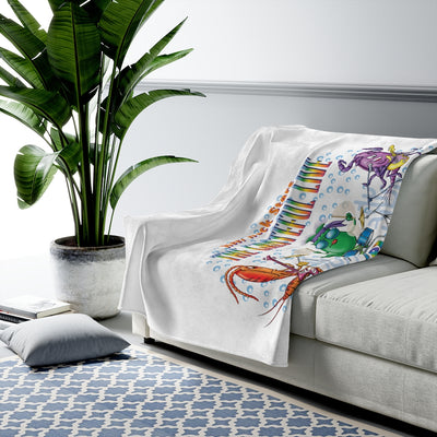 Grateful Live Velveteen Plush Blanket
