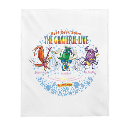 Grateful Live Velveteen Plush Blanket