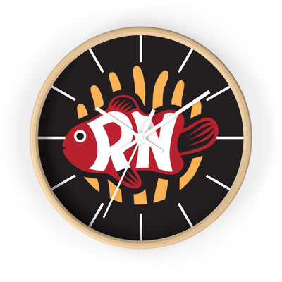 RN Fish Wall clock