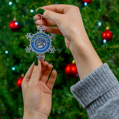 Plankton People Snowflake Ornament
