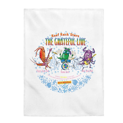 Grateful Live Velveteen Plush Blanket