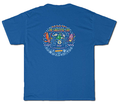 Grateful Live T-shirt Royal Blue
