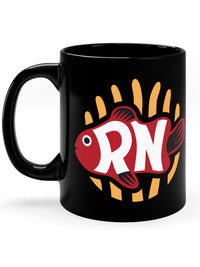 RN Black Coffee Mug