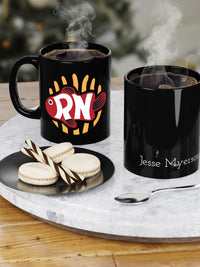 RN Black Coffee Mug