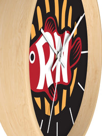 RN Fish Wall clock