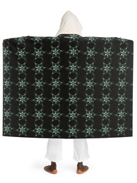 Hooded Diatom Sherpa Fleece Blanket
