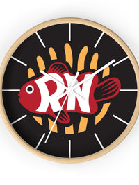 RN Fish Wall clock