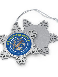 Plankton People Snowflake Ornament