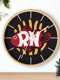RN Fish Wall clock