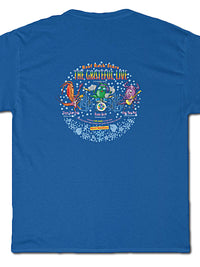 Grateful Live T-shirt Royal Blue
